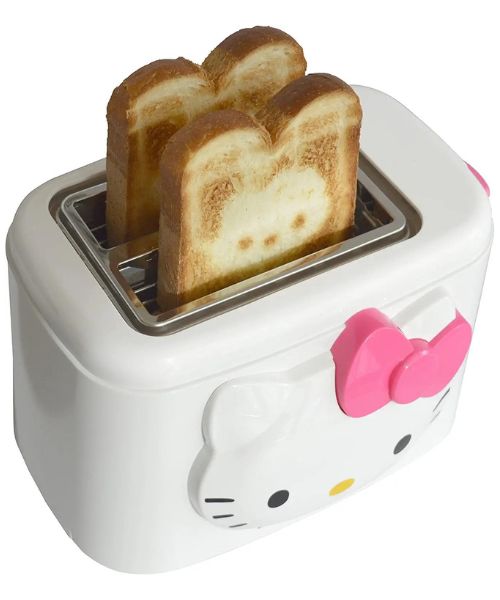 Hello Kitty 2-Scheiben-Toaster mit breitem Schlitz