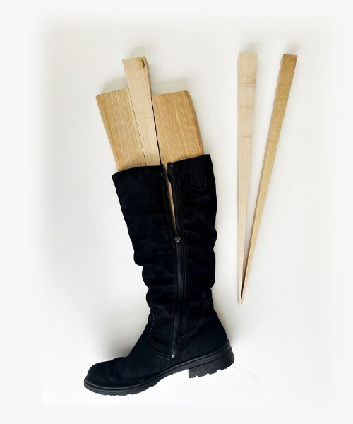 Hoelzerne Waden Tragbahre