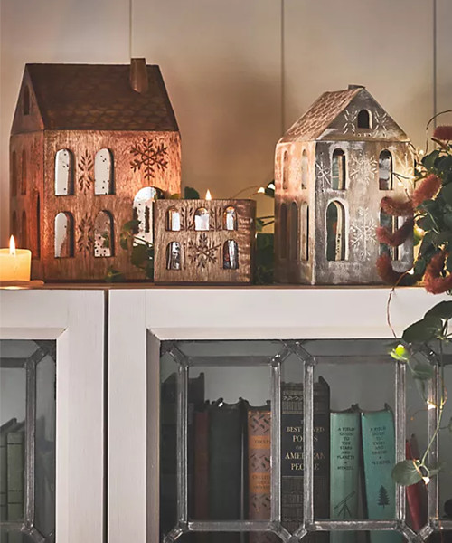 Hölzerne Bescheidenes Zuhause Kerze