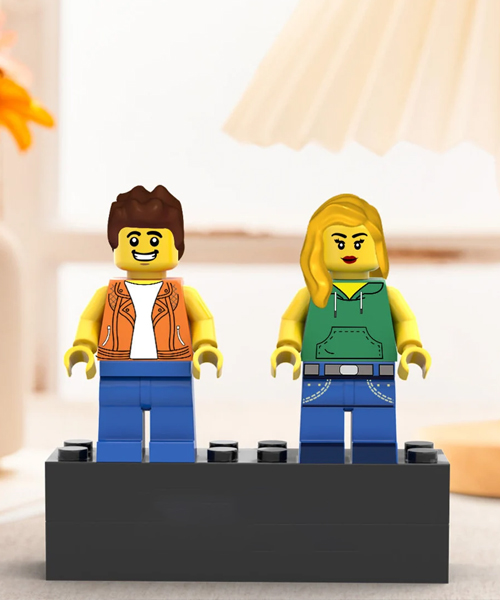 Ich liebe dich Lego Rahmen