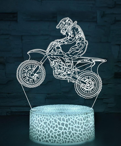 Illusion Wechsel Lampe Motorrad