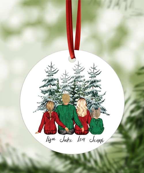 Individuelles Familienornament