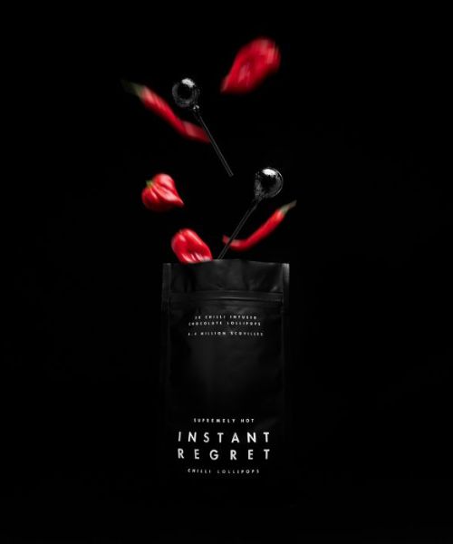 Instant Regrets Chili-Schokoladen Lutscher