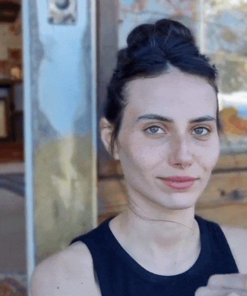 Jahrgang 70er Jahre Frau Sonnenbrille