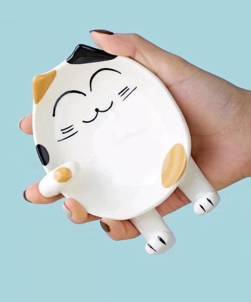 Keramik Katzenlöffel