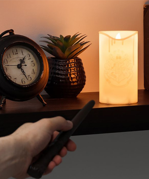 Kerze mit Zauberstab Fernbedienung