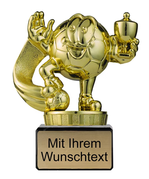 Kinderpokal Ball Trophäe - Spaß Fußballpreis für Kinder