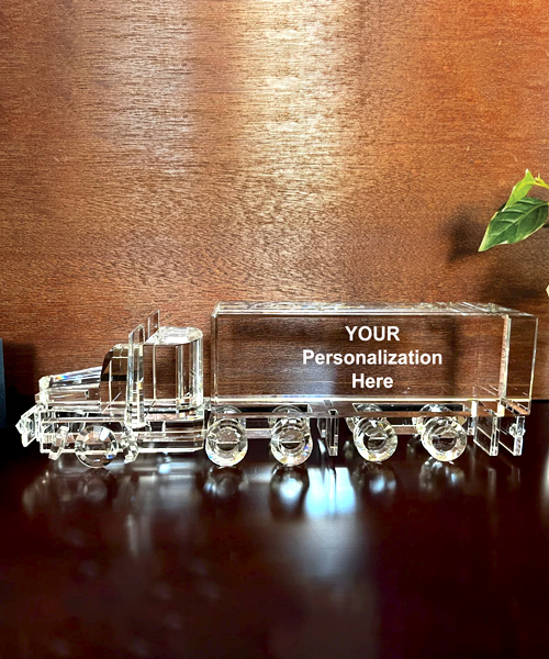 Kristall Semi Lkw Figur