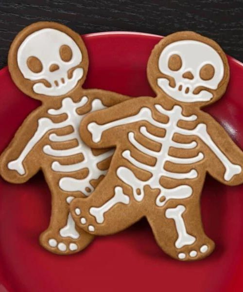 Leckere Skelett Lebkuchen Ausstechform