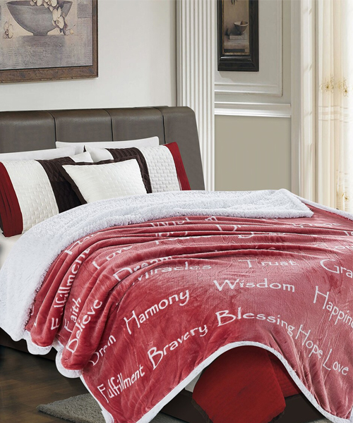 Liebe und Freude werfen Decke