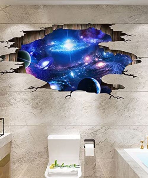 Lila Galaxie Wandabziehbild Lila Galaxie Wandabziehbild