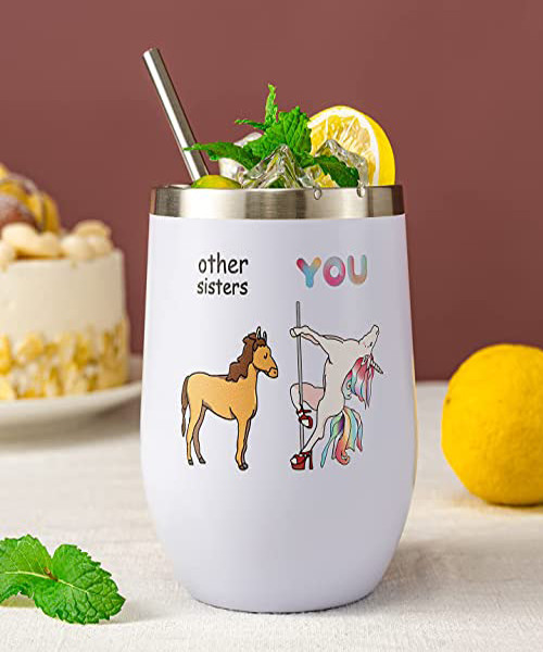 Lustiges Geschenk für die beste Schwester