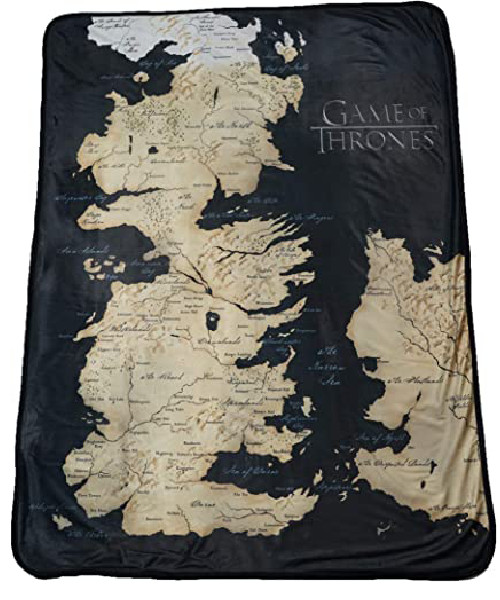 Map of Westeros Fleece Throw Blanket - ThingsFromMars.de