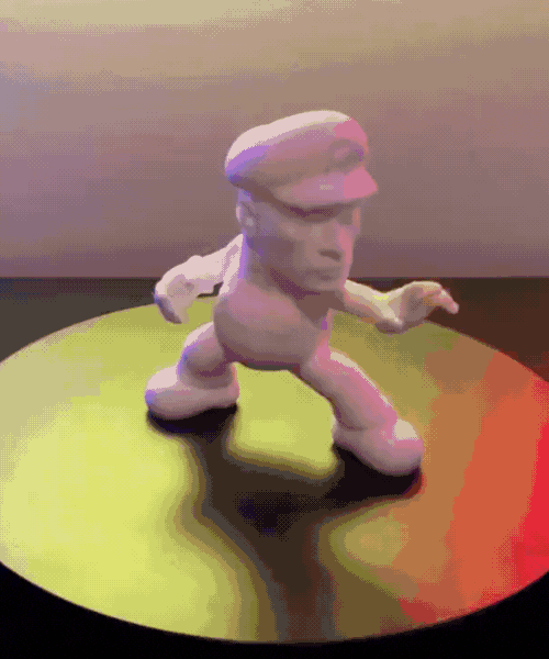 Mario 3D gedruckte Figur Statue