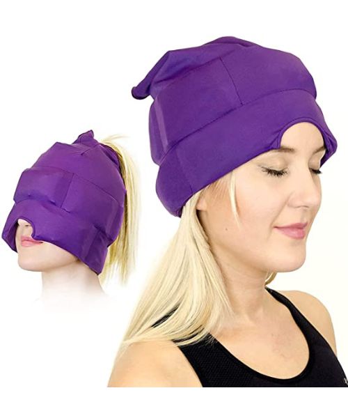 Maske zur Linderung von Kopfschmerzen und Migräne