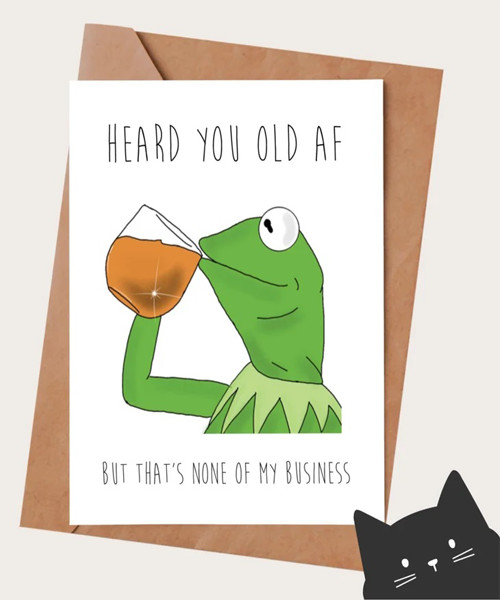 Meme Geburtstagskarte