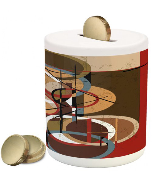 Modernes Kunst-Sparschwein