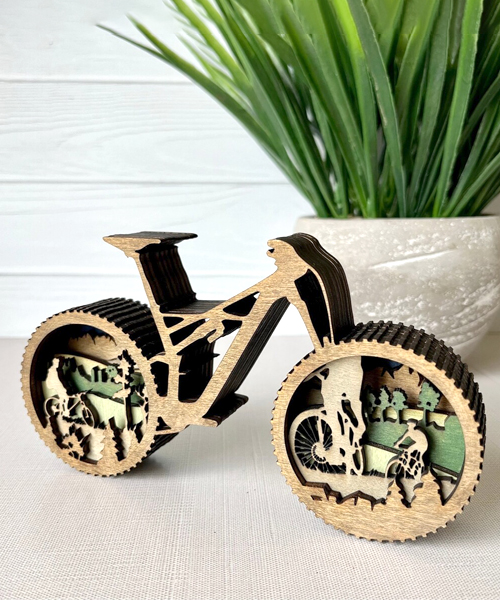 Mountain Bike Kunst MTB Thema