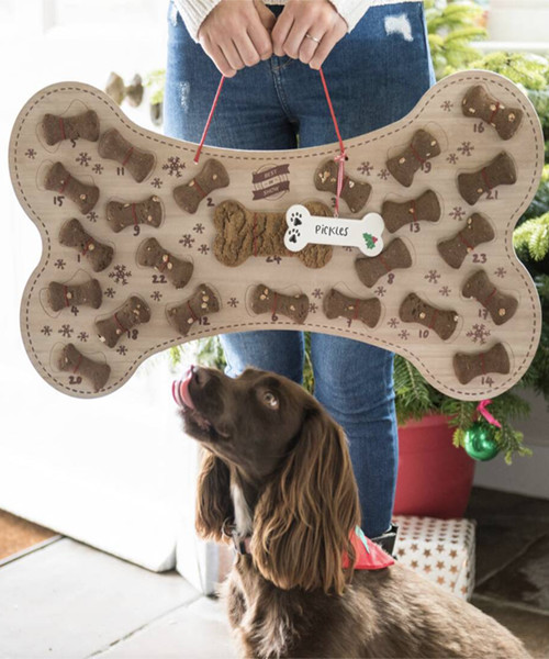Nachfüllbarer Adventskalender für Hundekekse