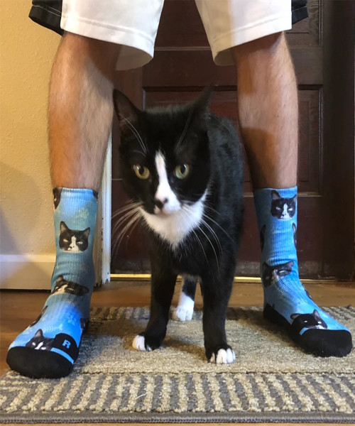 Personalisierte Katzensocken