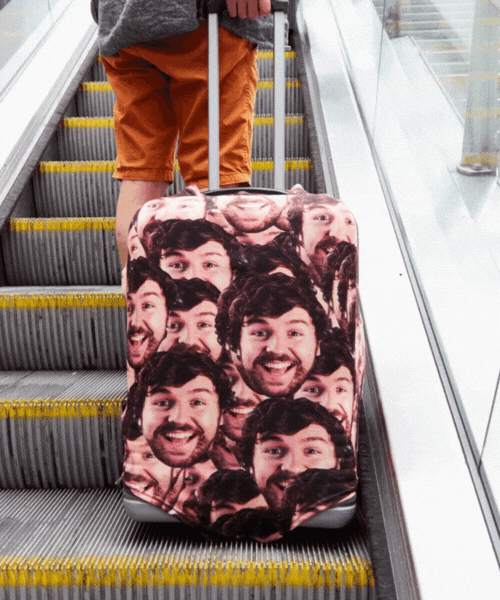 Personalisierte Kofferabdeckung