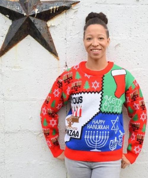 Politisch korrekter hässlicher Weihnachtspullover