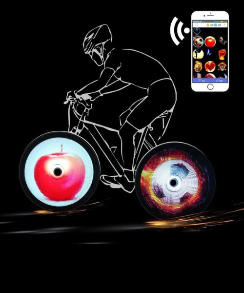 Programmierbare Radspeichenbeleuchtungen