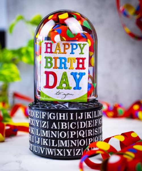 Puzzle Pod Geschenk Kryptex