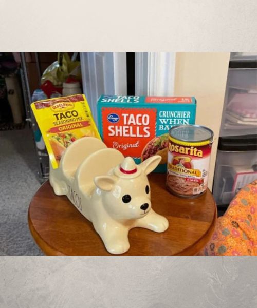 Rae Dunn Chihuahua Taco Halter