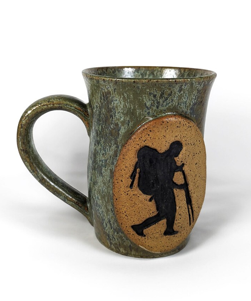 Rucksacktourist Dude Steinzeug becher 
