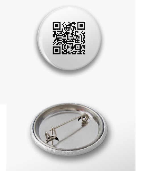 Seinfeld Thema QR Code Pin