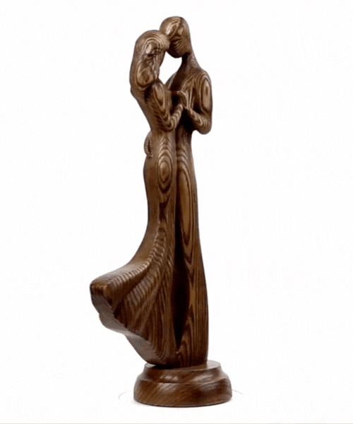 Skulptur von Kuessende Paare