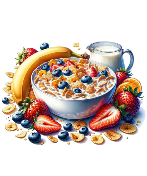 Susses Fruehstueck Clipart