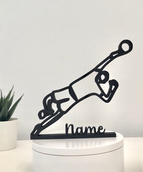 Torwart personalisierte Skulptur Torwart personalisierte Skulptur
