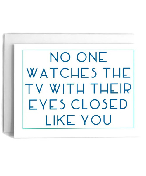 TV Joke Geburtstagskarte