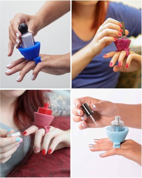 tweexy Wearable Nagellackhalter Ring