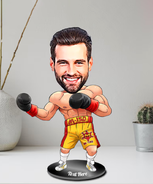 UFC Boxer Karikatur Trinket