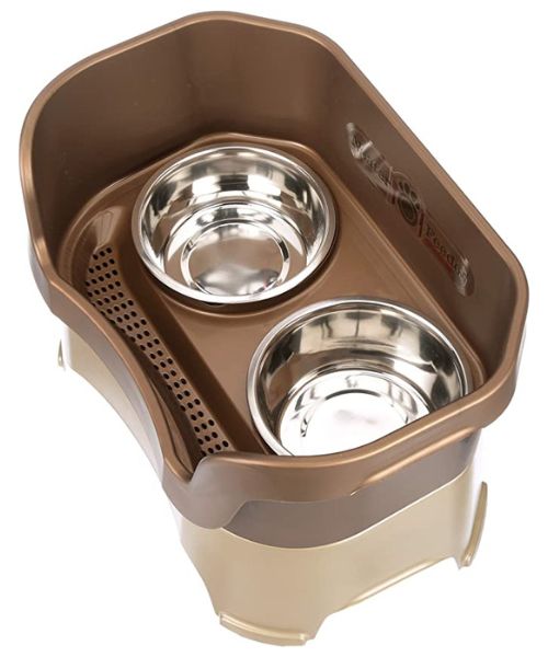 Unfallsichere erhohte Napfe fur Haustiere