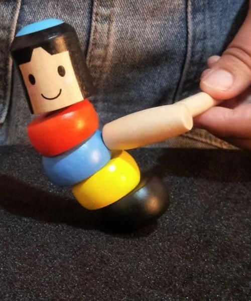 Unzerbrechlicher Mr. Unsterblicher Holzmann Magisches Spielzeug