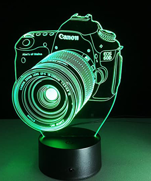 VELAN 3D-Lampe Kamera Geschenk