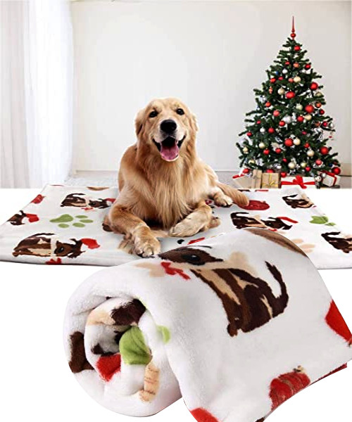 Warme Decke mit Paw Print