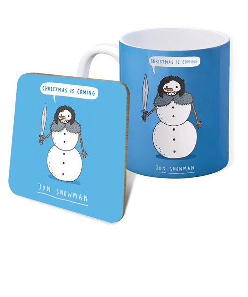 Weihnachten Kommt Jon Schneemann Boxed Becher