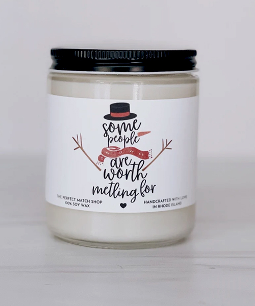 Manche Menschen sind es wert, für eine Weihnachtskerze zu schmelzen