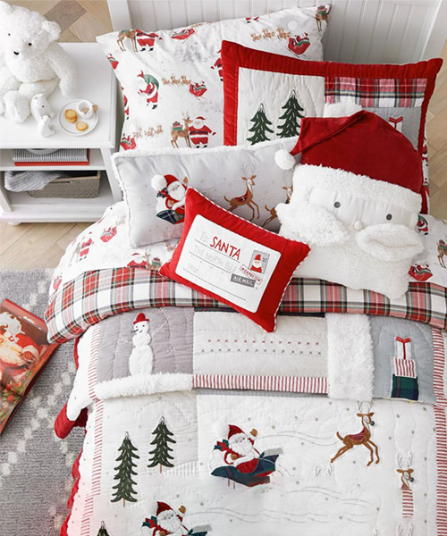 Weihnachtsmann-Kissen