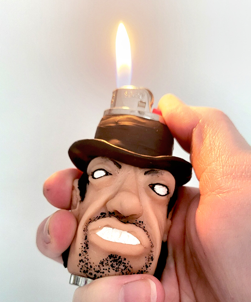 WWE Legenden Feuerzeug Huelse